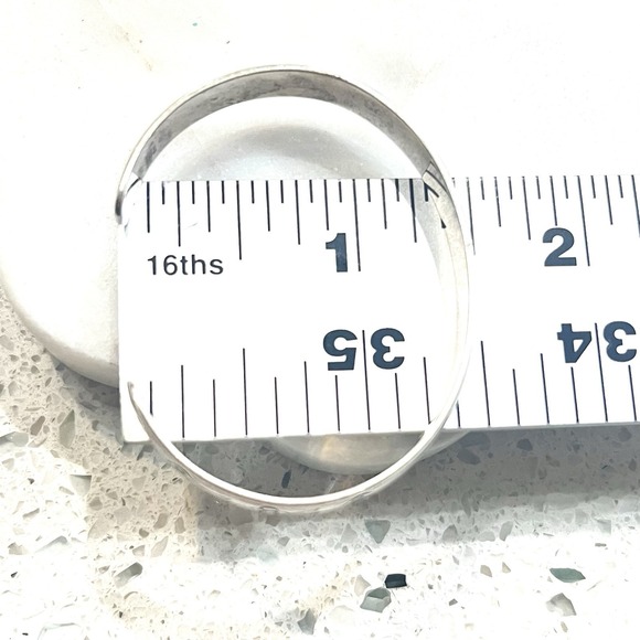 James Avery Sterling Silver 5.5" Kid Open Bangle Bracelet Birds & Flowers. - Picture 6 of 7